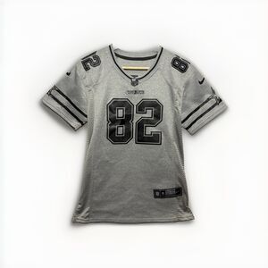 Nike Dallas Cowboys Jason Witten #82 Gridiron Gray Jersey XXL 60 NFL